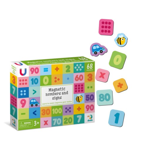 Великий набір магнітів для навчання "Цифри" 200274, 68 елементів