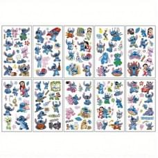 Дитячі тимчасові тату "Ліло та Стіч" lilo-stich-tattoo-10, 12х7 см