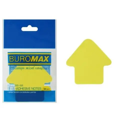 Блок для нотаток "Стрілка" BM.2366-99 в асортименті 50 аркушів