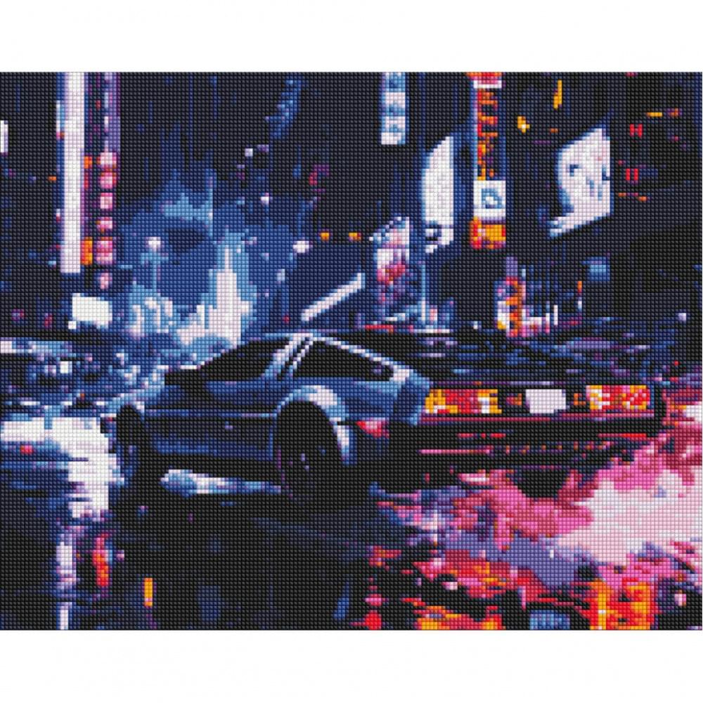 Алмазна мозаїка "Нічна подорож" Ідейка AMO8051, 40х50 см
