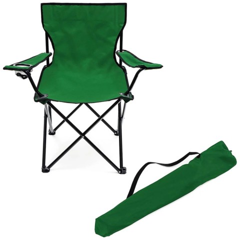 Стілець розкладний великий Mountain Outdoor 1101-7977-G, з підлокітниками