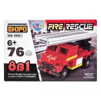 Дитячий конструктор Пожежна служба порятунку Fire Rescue KB 099D 76 деталей