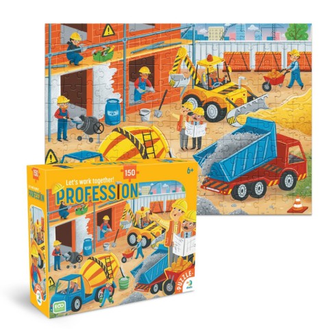 Пазл дитячий "Професії. Будівельник" 300703, 150 елементів