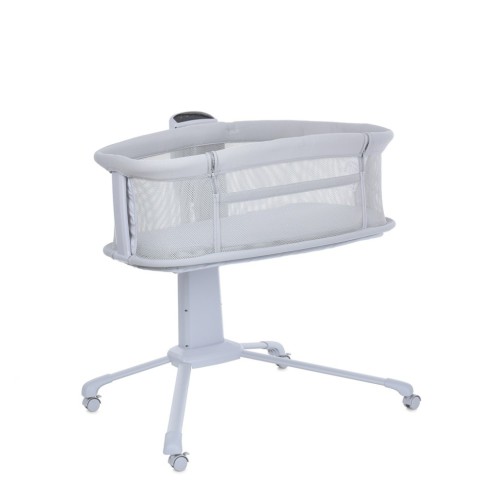 Дитяче ліжечко-люлька 3 в 1 Mastela 3328 приставна, музика, таймер, москітна сітка, білий