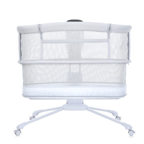 Дитяче ліжечко-люлька 3 в 1 Mastela 3328 приставна, музика, таймер, москітна сітка, білий