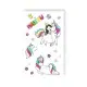 Набір тимчасових татуювань "Обійми з єдинорогом" EC-664 різнокольорове