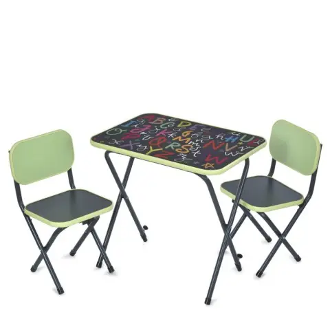 Дитячий Столик Alphabet Alphabet салатовий, складаний, стільниця 60 х 40 см