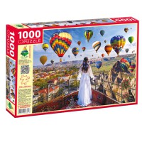 Пазл класичний "Гарна дівчина" 83613, 1000 елементів