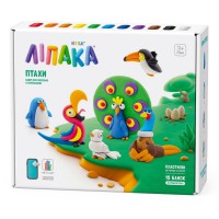 Меганабір пластиліну "Птахи" ЛІПАКА 15013-UA01 самостійно твердне