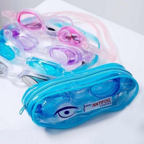 Окуляри для плавання Swim Goggles NE-PL-600-BG прозоро-сірі