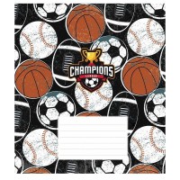 Зошит учнівський "Champions" 024-3342K-1 в клітинку, 24 аркуша