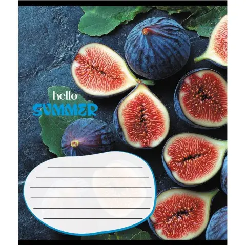 Зошит учнівський "Фруктовий сет" 018-530414K-5 в клітинку, 18 аркушів