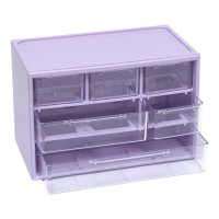 Органайзер настільний WXS-4 на 6 відділень Violet