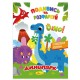 Книжка Розмальовка "Подивись і розфарбуй Динопарк" РМ-44-16 з підказками в середині