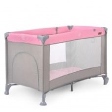 Дитячий манеж ME 1096 Pink Gray рожевий 125 х 65 х 78 см