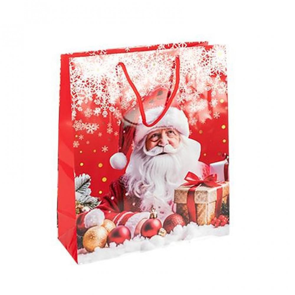 Пакет подарунковий "Новий Рік" 2565-2-4 розмір 26х32х10 см