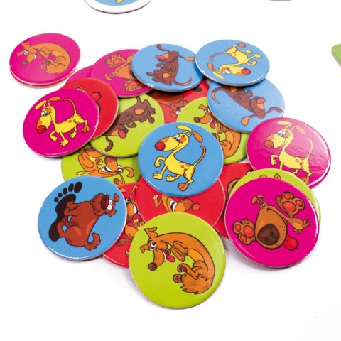 Дитяча настільна гра Готель "Гавкіт" VT8055-43, 4 готелі 24 жетони собак