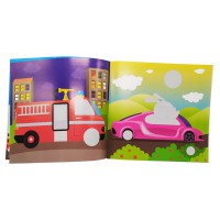 Книга з наклейками для малюків "Транспорт" Книжковий хмарочос 400616