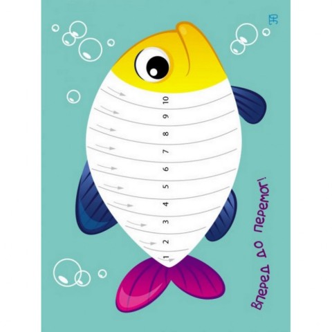 Дитяча книга "Стікеркартинки: Хто в морі живе?" АРТ 18801 укр