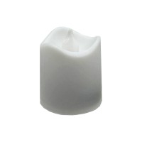 Декоративна свічка LED з полум'ям 12-67, 4 см Білий