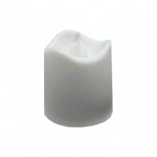 Декоративна свічка LED з полум'ям 12-67, 4 см Білий