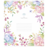 Зошит учнівський "Tender Garden" 024-3378L-4 в лінію, 24 аркуша