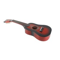 Іграшкова гітара з медіатором M 1 369 дерев'яна Червоний