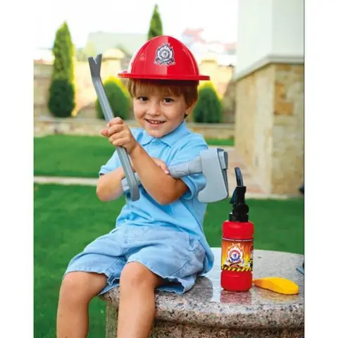 Дитяча іграшка "Набір пожежника" 8591TXK каска, вогнегасник, інструменти