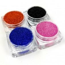 Набір гліттера для біо-тату «Базовий №1» glitter-set-4x-1, 4 кольори