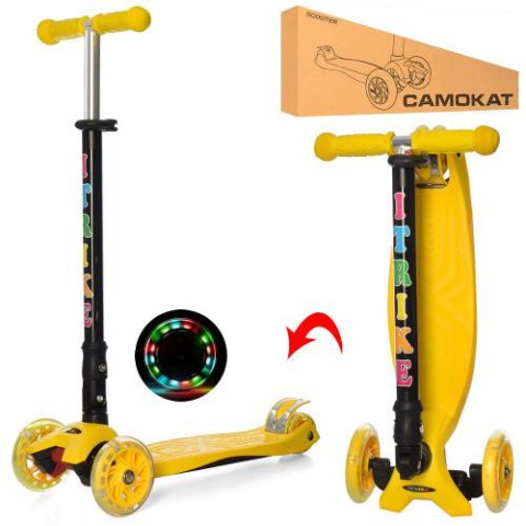 Дитячий самокат iTrike JR 3-003-1-Y MAXI складний