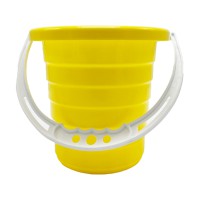 Дитяче відро для пісочниці "Середнє" S0009(Yellow) жовтий 14 см