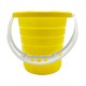 Дитяче відро для пісочниці "Середнє" S0009(Yellow) жовтий 14 см