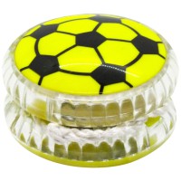 Дитяча іграшка Йо-йо "Футбольний м'яч" М 5641(Yellow) 5,5 см, світло
