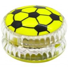 Дитяча іграшка Йо-йо "Футбольний м'яч" М 5641(Yellow) 5,5 см, світло