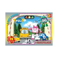 Пазли дитячі "Робокар Полі" RR067435, 70 елементів