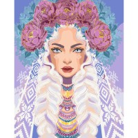 Картина за номерами "Пані Півонія" 10127-AC 40х50 см