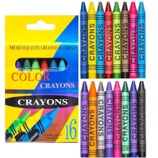 Воскові олівці 16 кольорів CRAYONS 2016A