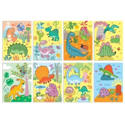 Набір водних розмальовок "Динозаври" 300310 з маркером для води