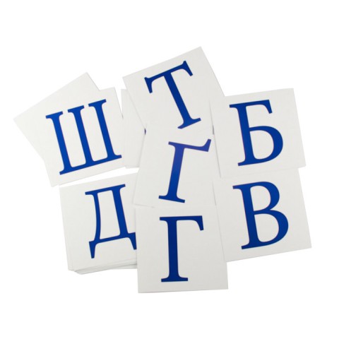Розвиваючі картки "Українські Букви" (110х110 мм) 67146 укр. мовою