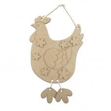 Заготовка для декорування "Курочка" FDPO-144