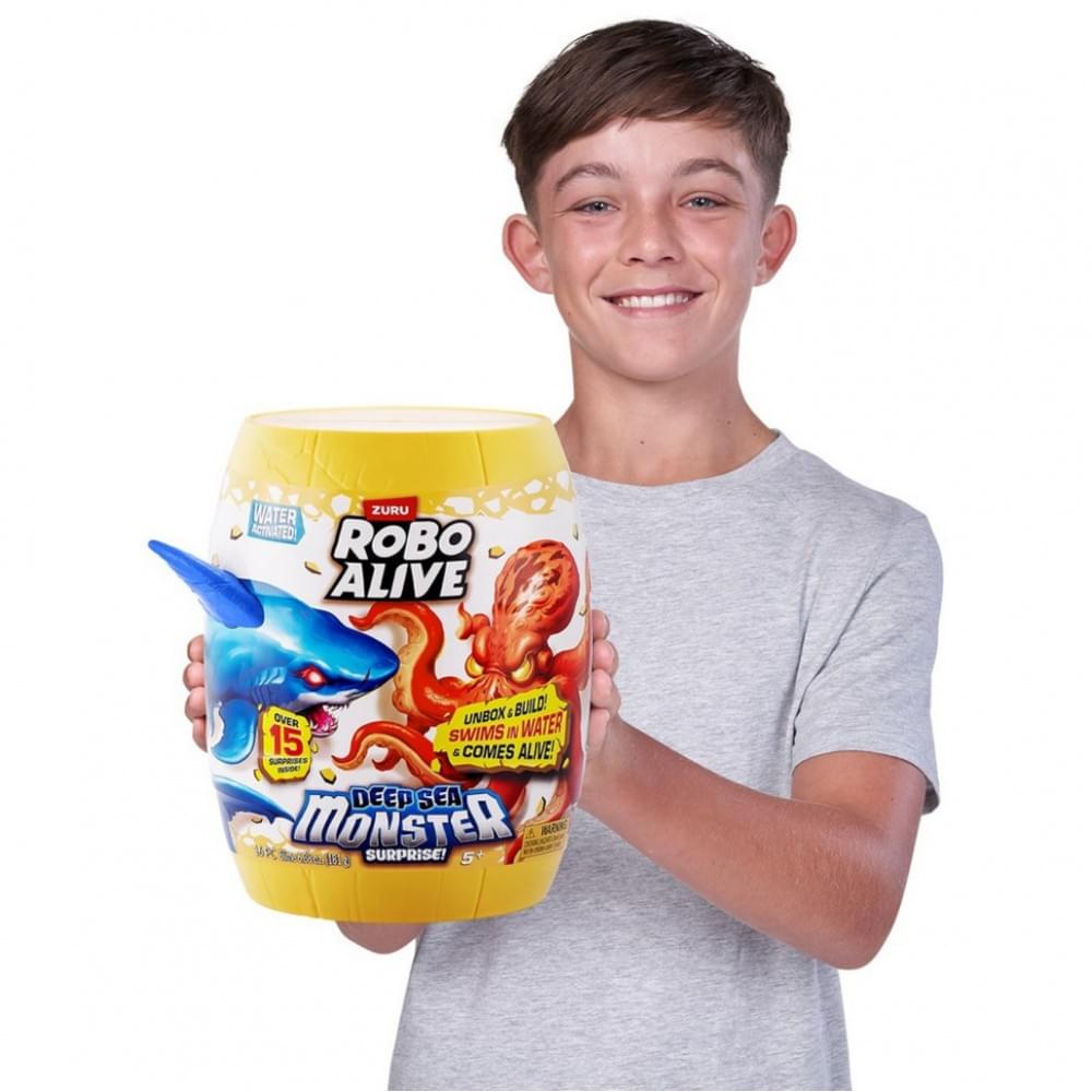 Інтерактивний ігровий набір "Глибоководний сюрприз: Велика біла акула" ROBO ALIVE S1 Pets & Robo Alive 71155A