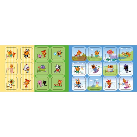 Пригодницькі розмальовки "Три коти Час розваг!" 1571003 з наклейками