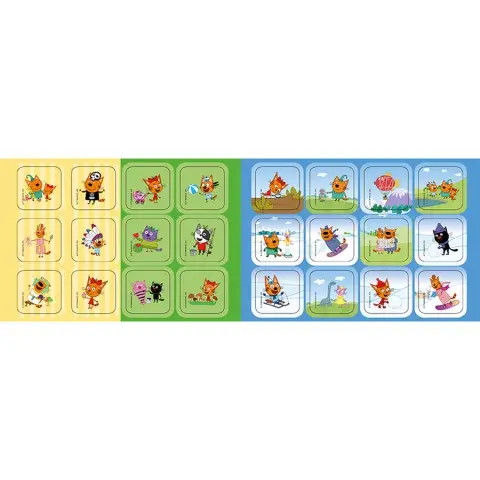 Пригодницькі розмальовки "Три коти Час розваг!" 1571003 з наклейками