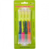 Набір текстових маркерів 818-4 двосторонні 4 кольори