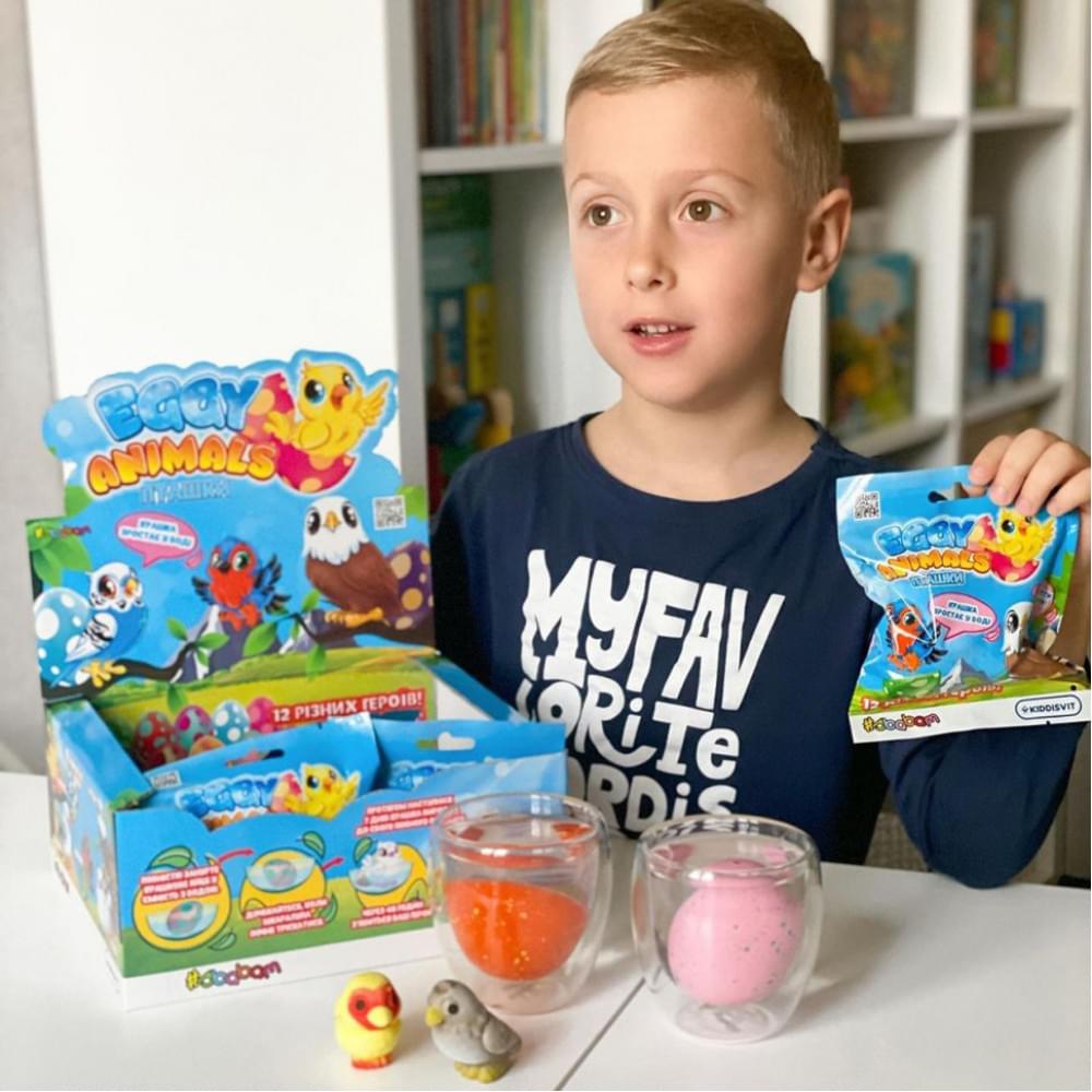 Іграшка, що зростає "Пташки" #sbabam 91/CN22 в яйці «Eggy Animals»
