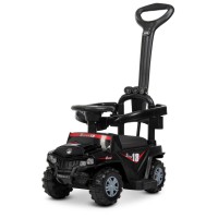 Дитяча каталка-толокар M 4231L-2 Чорний, з батьківською ручкою