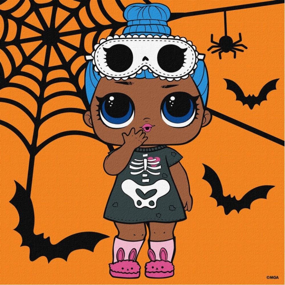 Картина за номерами "L.O.L. Surprise! Sleepy Bones" KHO1332, 25x25 см