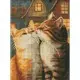 Алмазна мозаїка "Закохані котики" AMO8173, 30x40 см