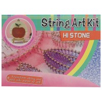 Дитячий набір для творчості стринг-арт "Яблуко" YG0115(28287) дерев'яна основа