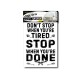 Набір декоративних наліпок А3 "Dont stop" НДН-03-1